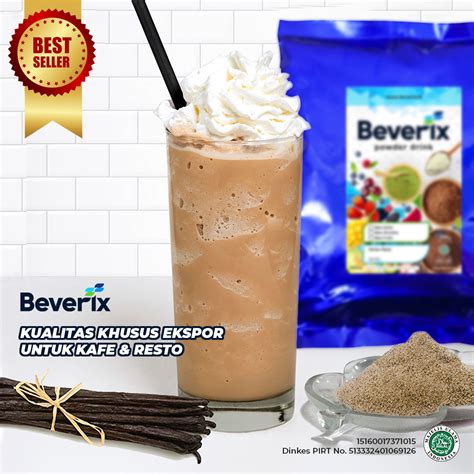 Jual Bubuk Minuman Kopi Rasa Vanilla Vanila Latte Beverix Powder Drink