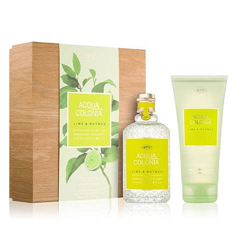 Set 4711 Colonia Lima Y Nuez Moscada 50ml EDC Gel De Ducha 75ml