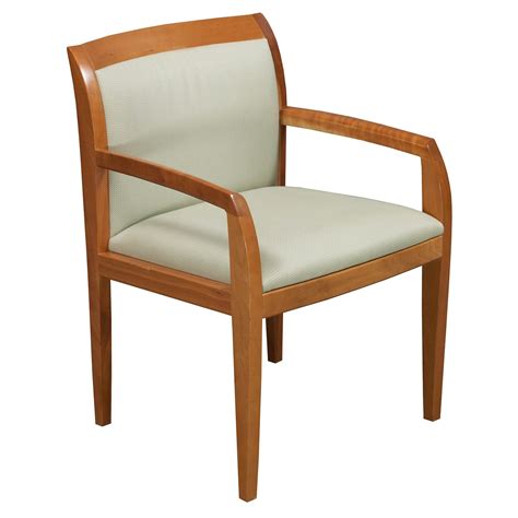 David Edward Used Wood Side Chair Light Greentan Pattern National