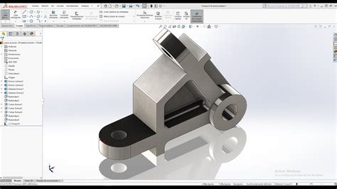 Pieza De Examen En Solidworks Youtube