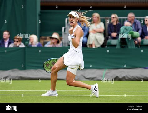 Katie Swan During Her Match Against Marta Kostyuk On Day Two Of The