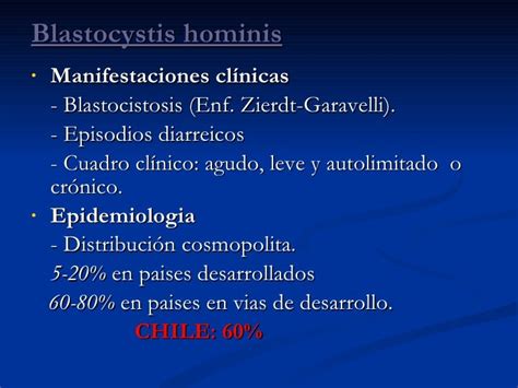 Blastocystis Hominis Tratamiento Pdf