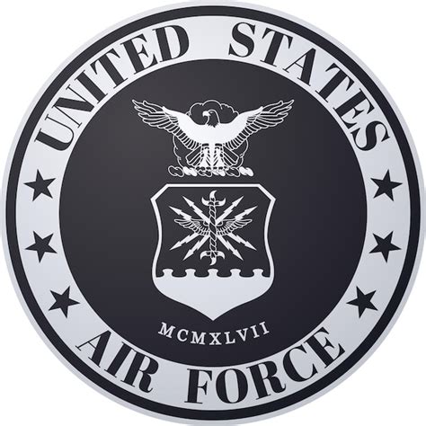 Premium Vector Gray Seal Of The United States Air Force