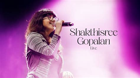 Shakthisree Gopalan Live In Concert Coimbatore Youtube