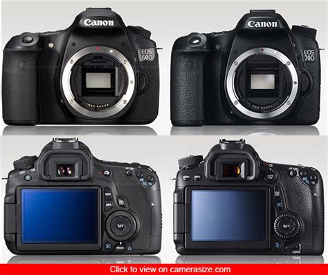 Canon Eos D Vs D Vs D Vs Rebel T I D Vs Rebel T I D Vs