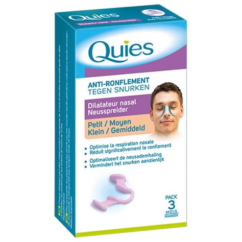 Quies Dilatateur Nasal Anti Ronflement Grande Taille