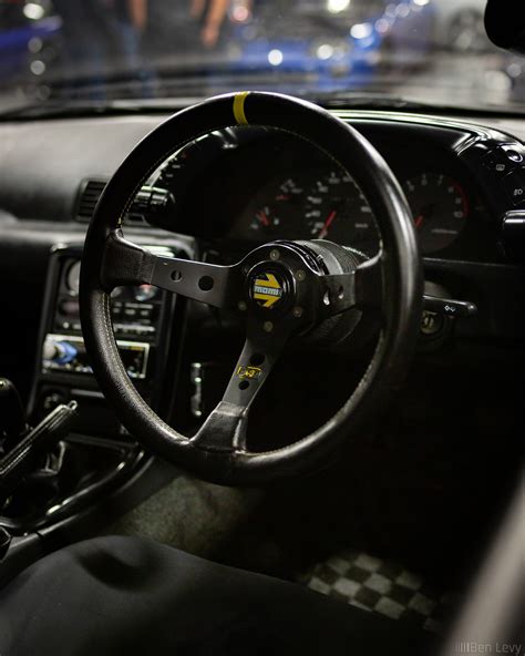 MOMO Steering Wheel In Skyline GT R BenLevy