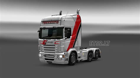 Toten Transport Scania R Streamline Rjl Skin Ets Mods