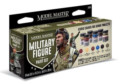 Testors 342302 Model Master Color Paint Set, Military Figure (6) | eBay