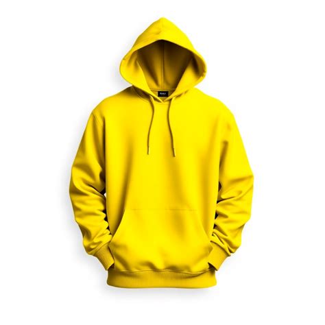 yellow hoodie mockup vondy