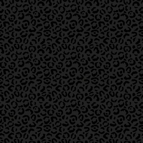 Black Leopard Print 12x12 Patterned Vinyl Sheet Icraftvinyl