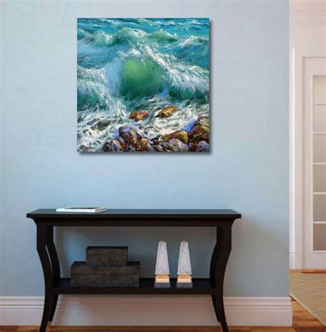 Caribbean Wave Painting By Dmitry Spiros Saatchi Art