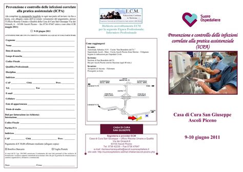 A4 Brochure INFEZIONI OSPEDALIERE Suore Ospedaliere