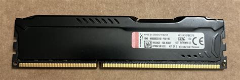 8GB Kingston HyperX FURY Black KHX1866C10D3/8G PC3-14200 DDR3-1866MHz ...