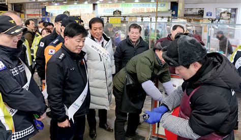 구리소방서 겨울철 전통시장 현장안전점검 실시