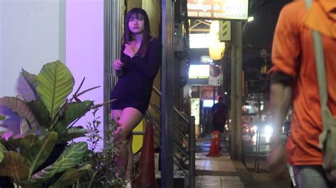 [4k] Thailand Bangkok Massage Street Night Scenes Phrom Phong Youtube