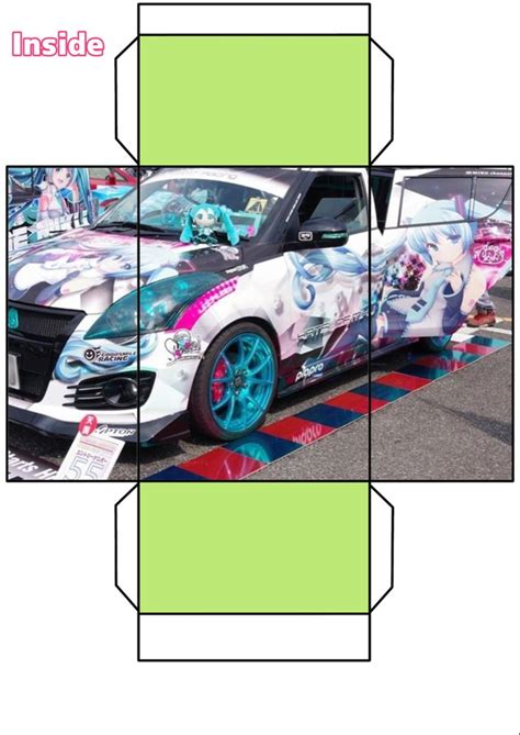 Hatsune Miku Racing Box By Panda In