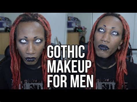 Fast & Easy Gothic Makeup for Men Goth Makeup - Grunge Makeup - Medium