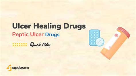 Peptic Ulcer Drugs Ulcer Healing Drugs