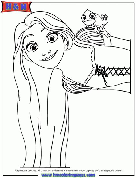 Get This Rapunzel Coloring Pages Free Printable 7f8r2