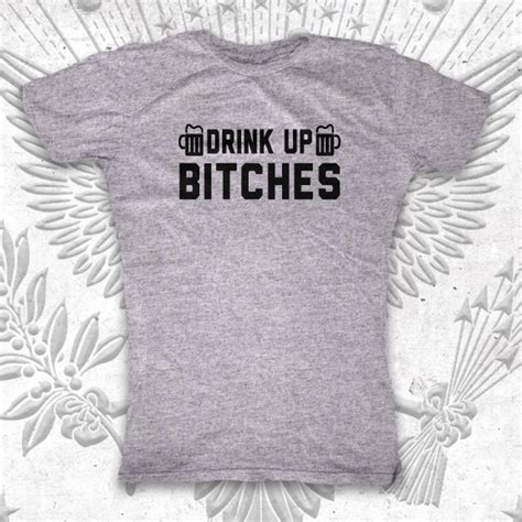 Drink Up Bitches St Patricks Day T Shirt Fat