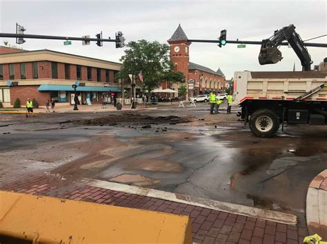 Crews Will Work Into The Night To Fix Major Water Main Break In