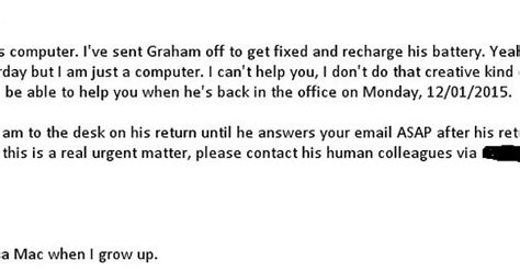 Graham S Christmas Out Of Office Email Imgur