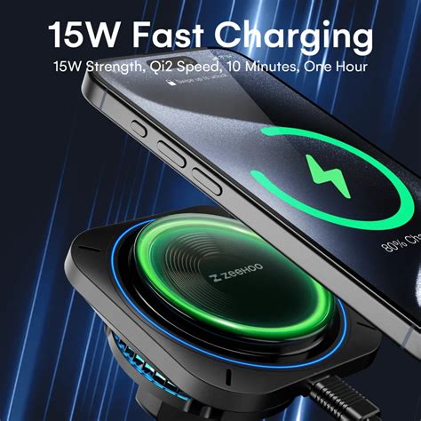 Zeehoo Autocool 15w Wireless Car Charger Ic90 Prevent Overheating