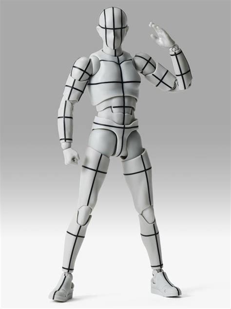 S H Figuarts Body Kun Sports Edition Wireframe Gray Color Ver Action