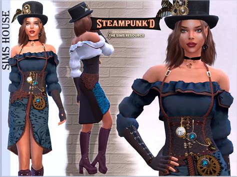 Womens Steampunk Outfit The Sims 4 Catalog