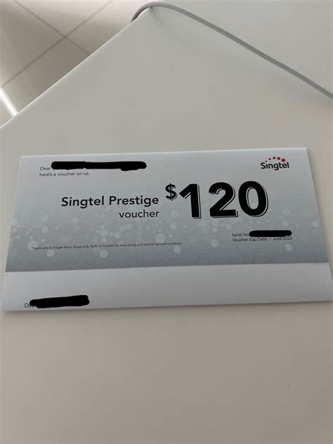 Singtel Voucher Worth Tickets Vouchers Vouchers On Carousell