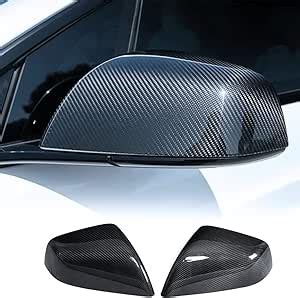 Amazon JCING Model X Mirror Cover Dry Carbon Fiber Car Rearview