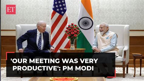 Our Meeting Was Very Productive PM Modi On Talks With US Prez Biden