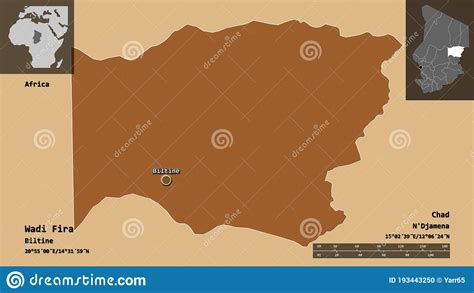 Wadi Fira Region Of Chad Previews Pattern Stock Illustration