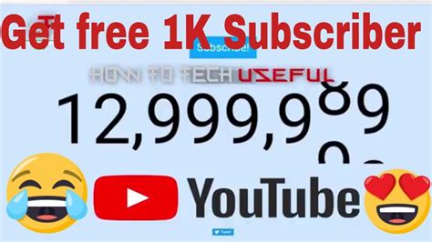 How To Get Subscribers On Youtube Free 1k Every Day With Images Youtube Get Subscribers