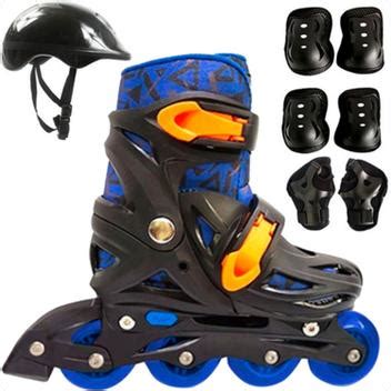 Patins Inline Ajustavel Kit De Prote O Radical Flash Dm Toys