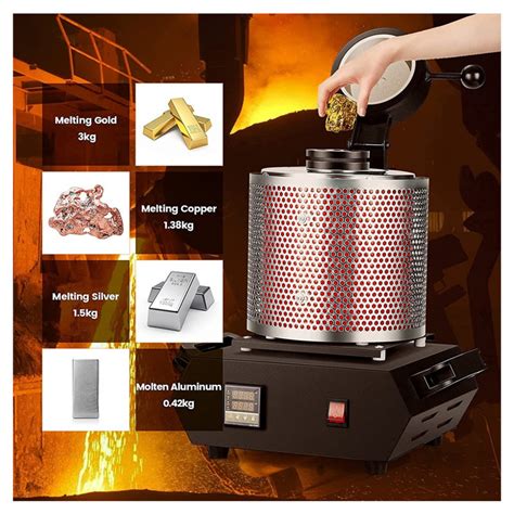 Anbull Gold Schmelzofen 2 X 3 KG Electric Digital Melting Etsy