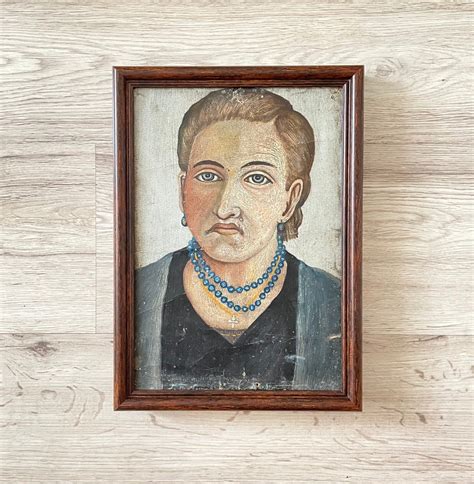 Antique Oil Painting Original, Portrait Painting Vintage, Oil Paintings ...