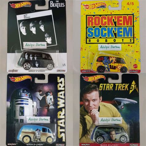 Jual Hotwheels Hot Wheels Premium Quick D Livery Edisi Star Trek 50 Star Wars The Beatles Real