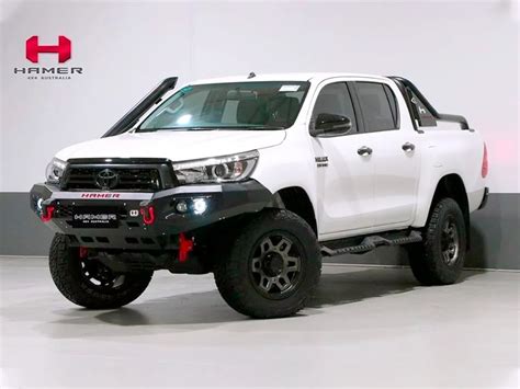 Defensa Delantera Toyota Hilux Hamer Con Faros Led Grupo Bl