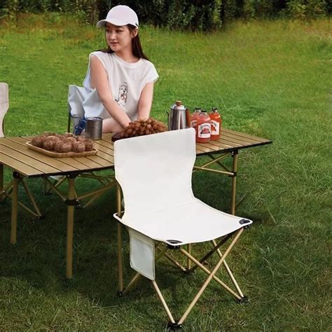 Silla Plegable Port Til Para Acampar Al Aire Libre Asiento Ultraligero