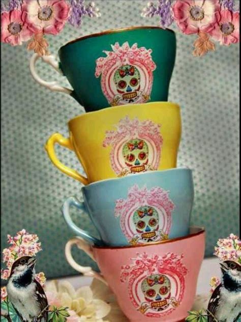 Downright Awesome Sugar Skulls You Re Going To Love Tea Cups