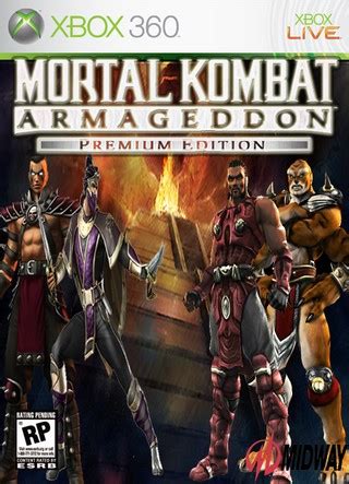 Mortal Kombat Armageddon Premium Edition Xbox Box Art Cover By