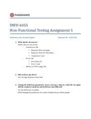 RajputNamit Assignment 5 Monitoring Docx INFO 6055 Non Functional