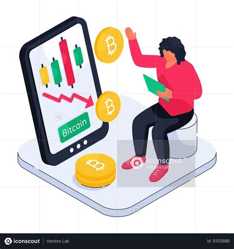 Bitcoin Candlestick Chart Illustration - Free Download Network ...