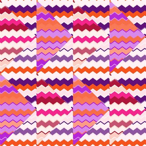 Premium Vector Creative Zig Zag Wave Seamless Pattern Hand Drawn