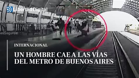 Un hombre cae a las vías del metro de Buenos Aires es atropellado y