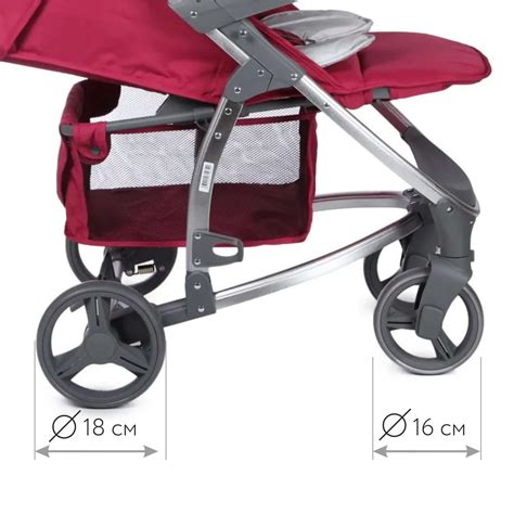 Прогулочная коляска Babyton Cosmo Red купить по цене 9269 ₽ в интернет ...