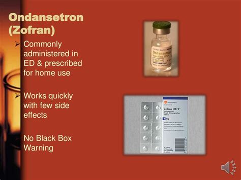 Zofran Ed Treatment Of Nausea And Vomiting