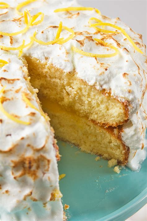 Lemon Meringue Cake Annies Noms